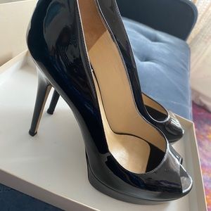 Jimmy Choo Black Patent Leather Pumps